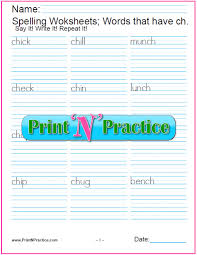 44 Phonics Worksheets Practice Phonics Words Copywork
