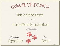 Pin By Ashley Shultz On Art Pet Adoption Certificate Adoption Certificate Dog Adoption Certificate