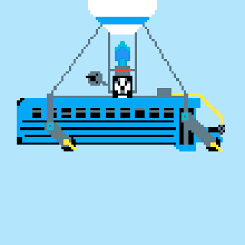 The battle bus is an aerial vehicle that transports up to 100 players to the island map at the beginning of each fortnite match. Pixilart Fortnite Battle Bus By Sparkz945