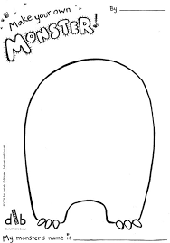 Morris Act Draw 729538 Make Your Own Monster Monster Crafts Monster Craft