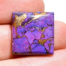 1 Piece Mojave Copper Turquoise Cabochon 17x17mm Square Shape Purple Turquoise Gemstones Smooth Gems In 2020 Turquoise Gemstone Cabochon Cabochons Stones