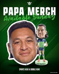 Need some more Papa in your life? We've got you covered with Sports Heads  and Bobble Heads available to purchase at the game Sunday through the  Raiders Shop. Get your tickets: https://bit.ly/3HF3h6f #