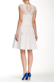 Ted Baker London Quetiaa Lace Fit Flare Dress Nordstrom Rack Fit Flare Dress Flare Dress Dresses