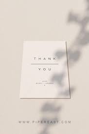 Modern Thank You Cards Flat Folded Printable Wedding Template Instant Download C011 Thank You Card Design Business Thank You Cards Discount Card