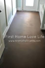 A polyurethane floor paint is really just a polyurethane hardwood floor finish that's been tinted in the paint tinting machine to give it colour and opacity. Concrete Floors Don T Cry Over Spilt Paint Concrete Floors In House Painted Concrete Floors Concrete Stained Floors