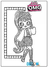 Lady Diva Lol Surprise O M G Coloring Bambole Lol Disegni Da Colorare Lol