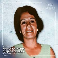 DEFUNCIÓN 🖤 Con mucho pesar, comunicamos el sensible fallecimiento de 🕊NANCY  CATALINA QUIJADA GUERRA🕊 (Q.E.P.D.). ▪️🕯Su velatorio se está realizando  en🕯: Av. Las Salinas, Sitio N°50, Pullally, comuna de Papudo. ▫ Su