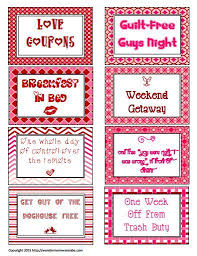 Free Printable Love Coupons For Valentine S Day Love Coupons Valentines Coupon Book Love Coupons For Him