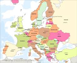 Europakarte zum ausdrucken din a4 europakarte mit hauptstädten und. Politische Europa Karte Freeworldmaps Net