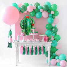 I'd love to hear your thoughts on these balloon decoration ideas. Diy Balloon Garlands Kit Cactus Balloons4you New Zealand Party Decoration Party Balloons Shop
