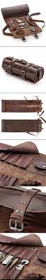 tool roll werkzeugrolle leder diy leder