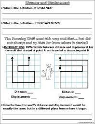 In this calculus instructional activity, 12th graders rewrite word problems using. Worksheet Graphing Distance And Displacement W The Running Wolf