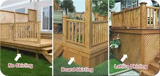 Pylex 5 Step Stair Deck Skirting Wood Deck Decks Backyard