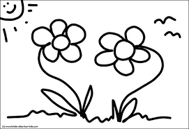Bilder finden, die zum begriff wiesenblumen passen. Einfache Ausmalbilder Mit Blumen Und Natur Zeichnungen Malvorlagen Zum Ausdrucken