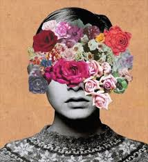 Flowers In Her Hair Interpret Songs Illustrate Poems Visually Combine Drawings With Photography Collage Art Art Photography Art