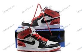 Nike Air Jordan 1 White Black Red Mens Basketball Shoes New Nike Shoes Regular Price 195 00 Special Price 95 Air Jordans Air Jordan Shoes New Jordans Shoes