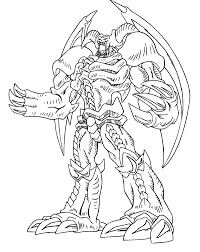 Yu Gi Oh Great Power Coloring Pages Monster Coloring Pages Dragon Coloring Page Cartoon Coloring Pages