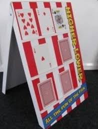 Maybe you would like to learn more about one of these? Higher Lower Card Game Side Stall Games Sales Play Your Cards Right Game Side Stall Game Carnival Games Manufacture Fete Games Fun Fair Games Carnival Side