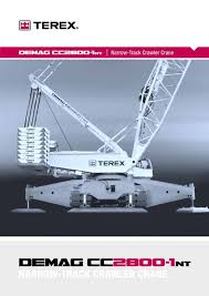 Demag Crawler Crane Demag Cc2800 1 Nt Cranepedia