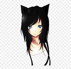 Anime drawings boy wolf ruang belajar siswa kelas 1. Girl Neko Cat Anime Sad Blood Bloody Black Cute Wolf Anime Girl Clipart 3937989 Pikpng