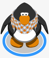 I checked the ski village and it's still not there. Chestnut Checker Scarf Ingame Club Penguin Blue Penguin Transparent Png 1482x1677 Free Download On Nicepng