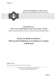 Hanya tuhan yang mampu membalas jasa baik mereka. Pdf Peperiksaan Sijil Tinggi Persekolahan Malaysia Stpm Malaysia Higher School Certificate Examination Manual Kerja Kursus Pengajian Perniagaan Kertas 4 946 4 Stpm 2018 Ayue Roseas Academia Edu