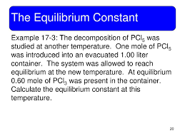 Review the equilibrium and choose the correct statement hclo4 +h2 o⇄h3 o++clo4−. 17 Chemical Equilibrium Ppt Download