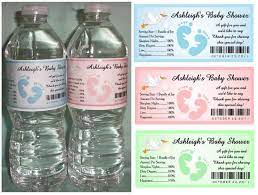 30 Personalized Baby Shower Water Bottle Labels Glossy Waterproof Water Bottle Labels Baby Shower Baby Shower Water Bottles Water Bottle Labels Template