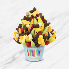 Edible Arrangements Fruit Baskets Delicious Celebration Dipped Fruit Delight Birthday Container