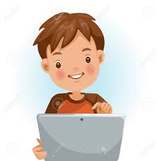 It is highly recommended that you help your child the first few times. Boy Use A Computer Children Are Using A Notebook Computer Technology Royalty Free Cliparts Vectors And Stock Illustration Image 154611961