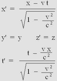 「lorentz transformation」の画像検索結果