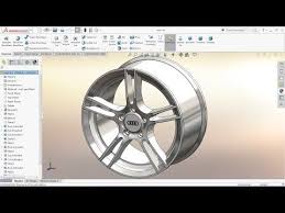 Solidworks Tutorial Sketch Audi Rim In Solidworks Youtube Solidworks Tutorial Solidworks Audi Rims