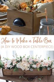 Cigar boxes work well as purses, with kits including all hardware available for purse making. How To Make A Table Box A Diy Wood Box Centerpiece