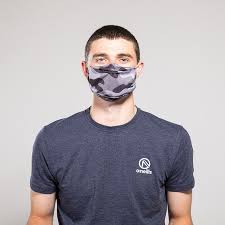 Reusable face mask made of 2 layers of material. Reusable Face Mask Black Camo Oneills Com Aus
