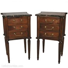 Pair Of French Bedside Tables Antiques Atlas Wooden boxes turned into cool nightstands and decorated with turquoise washi tape. pair of french bedside tables