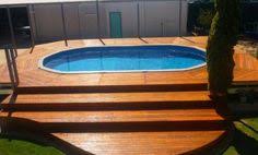 Intrepid Oval Above Ground Pools The Pool Factory Semester In Above Ground Swimming Pools Swimming Pools Backyard Concrete Pool