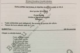Topul celor mai bune licee din bucurești, „unde se dă ora exactă și la învățătură. Subiecte Romana Capacitate 2017 Elevii De Clasa A 8 A Nu Au Fost Pusi In Dificultate