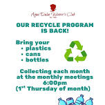 Recycle Program is Back!