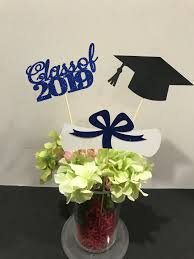 Graduation Party Decorations 2021 Graduation Centerpiece Etsy Graduation Center Pieces Graduation Party Decor Graduation Decorations