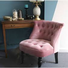 ella james dusky pink velvet button back bedroom chair 295 liked on polyvore featuring home furniture chairs pink rosa mobel rosa stuhle graues zimmer