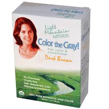 Which is one of the most sought after colors by millennials right now. Light Mountain Color The Gray Natural Hair Color Conditioner Dark Brown 7 Oz 197 Gm Iherb