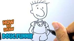 How To Draw Doug Funnie Step By Step - Youtube