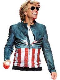 American Flag Jon Bon Jovi Concert Jacket Top Celebs Jackets Jon Bon Jovi Jacket Tops Bon Jovi Concert