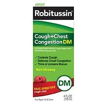 Find quality health products to . Robitussin Adult Cough Chest Congestion Dm Non Drowsy Suppressant Expectorant Raspberry Walgreens