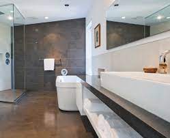 From our design services and online design tool to the various materials and colors we offer in bathroom partitions, we're dedicated to making sure you get the commercial bathroom of your dreams. Commercial Modern Bathroom Ideas Houzz