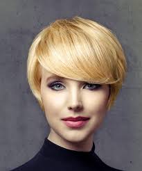 Check spelling or type a new query. Light Golden Blonde Pixie Cut With Side Swept Bangs