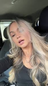 Blonde Pretty Transgender Influencer