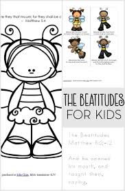 The Beatitudes For Kids Printable Pack Beatitudes For Kids Toddler Sunday School Sunday School Activities