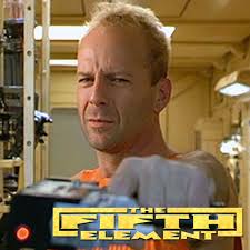 Bruce Willis is embroiled in the fight against an ancient evil force in  "The Fifth Element"