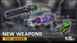 Check this hashtag out on youtube and find all the channels giving away the robot. War Robots Test Server Page Home Facebook